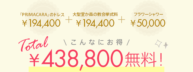 ¥438,800無料！